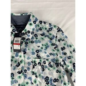 Tommy Hilfiger Women's Floral Button Down Long Sleeve Top Shirt XS